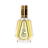 Gold-topped parfum flesje van Al-Rehab Parfum Dalal, unisex inhoud spray parfum 50ml